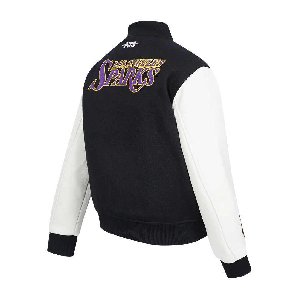 WNBA LOS ANGELES SPARKS CLASSIC ESSENTIALS WOMEN'S WOOL VARSITY JACKET