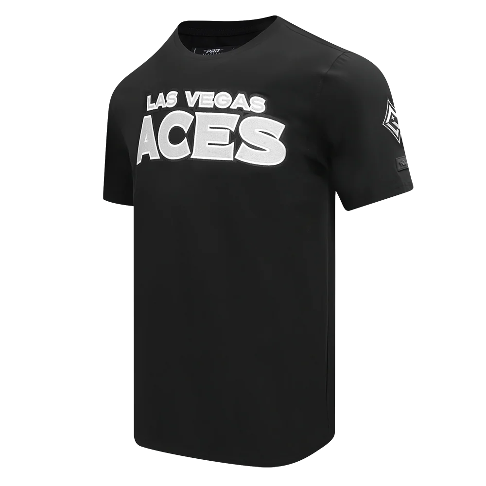 WNBA LAS VEGAS ACES A'JA WILSON #22 CLASSIC PLAYER NAME AND NUMBER MEN'S SINGLE JERSEY TEE