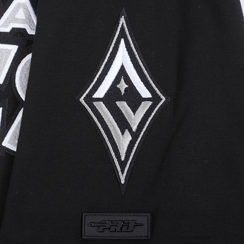 WNBA LAS VEGAS ACES A'JA WILSON #22 CLASSIC PLAYER NAME AND NUMBER MEN'S SINGLE JERSEY TEE