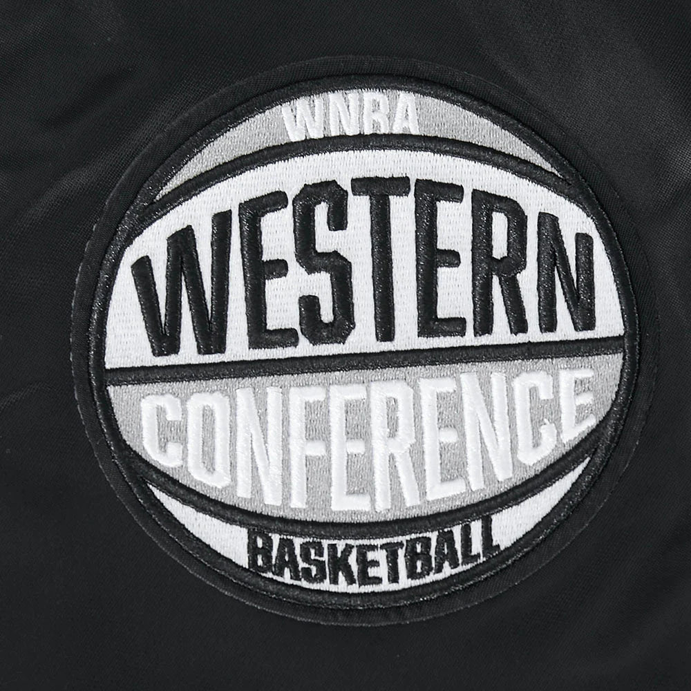 LAS VEGAS ACES WNBA FINALS 2025 PRO SATIN MEN'S RIB JACKET