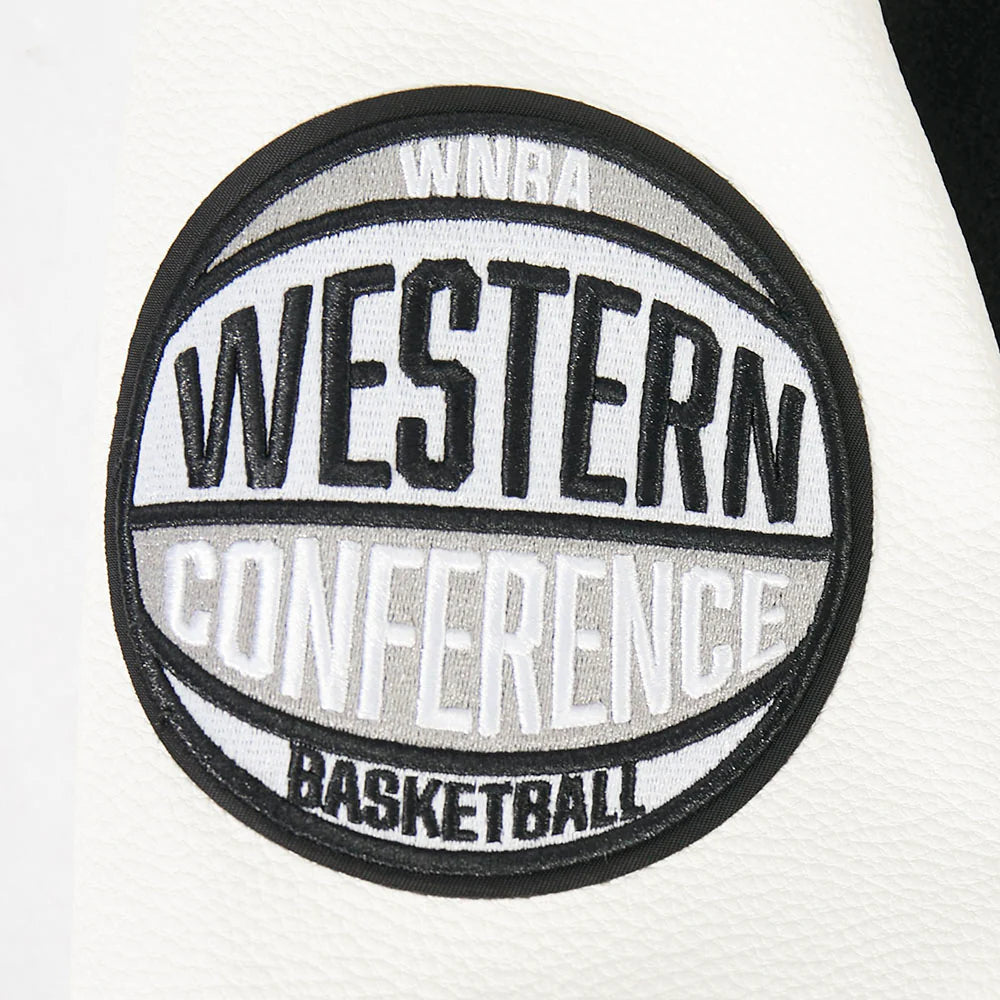 LAS VEGAS ACES WNBA FINALS 2025 MEN'S RIB WOOL VARSITY JACKET