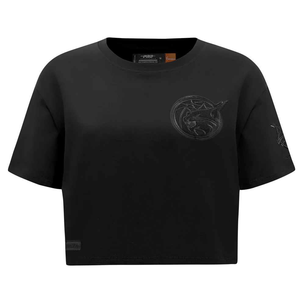 WNBA MINNESOTA LYNX TRIPLE BLACK WOMEN'S SINGLE JERSEY BOXY TEE