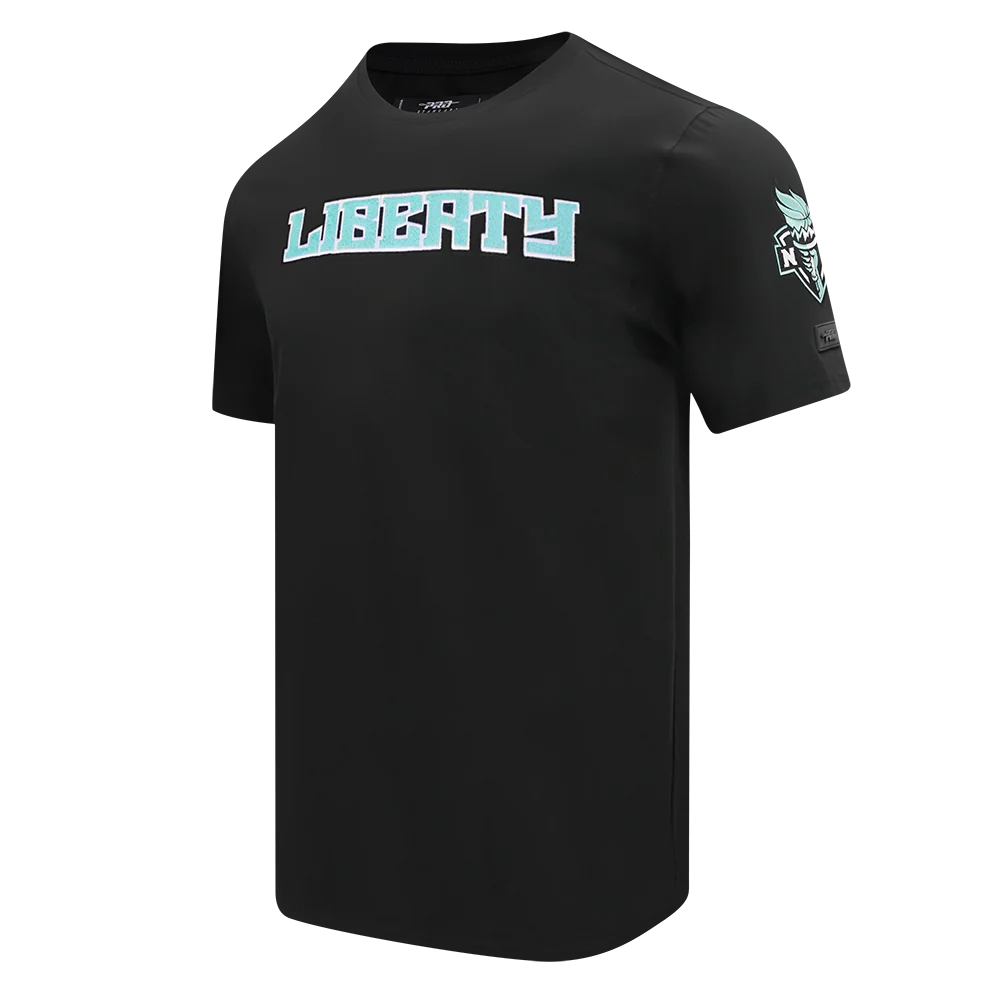 WNBA NEW YORK LIBERTY CLASSIC CHENILLE MEN'S SINGLE JERSEY TEE