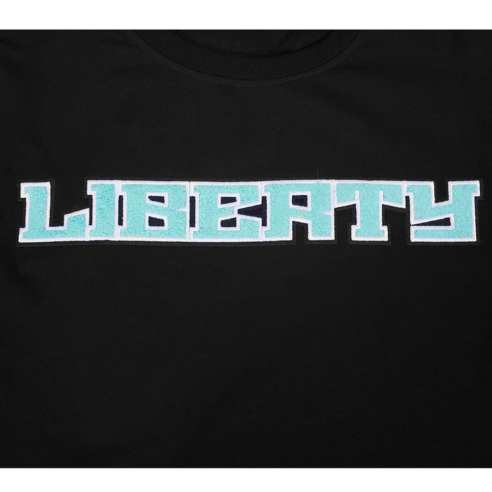 WNBA NEW YORK LIBERTY CLASSIC CHENILLE MEN'S SINGLE JERSEY TEE