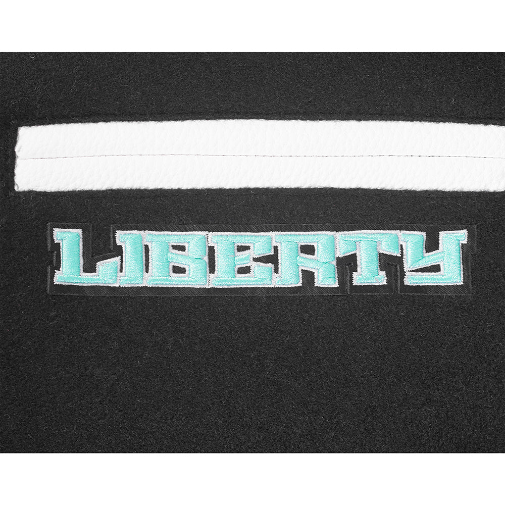 WNBA NEW YORK LIBERTY RETRO CLASSICS WOMEN'S RIB WOOL VARSITY JACKET