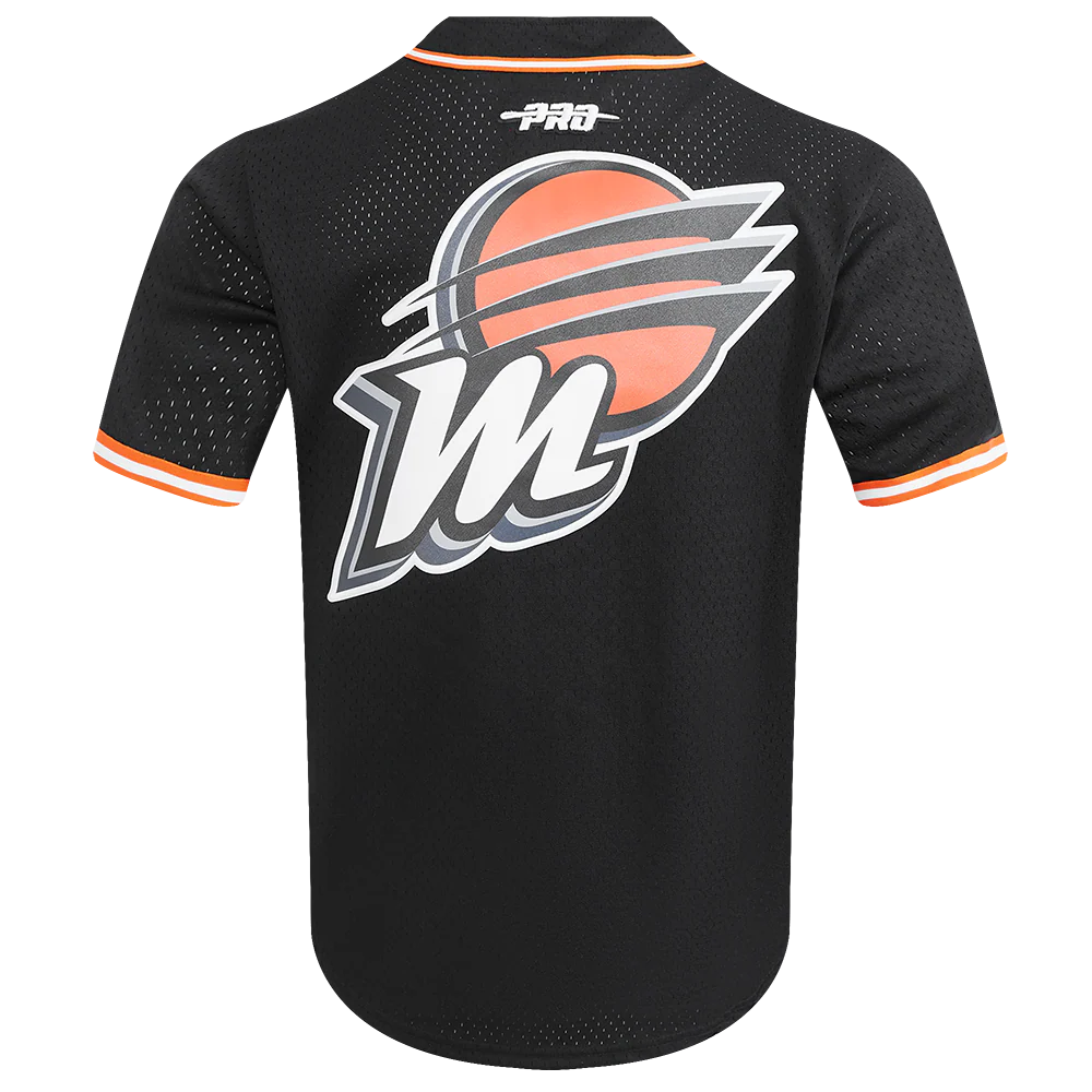 WNBA PHOENIX MERCURY MESH MEN'S BUTTON DOWN SHIRT