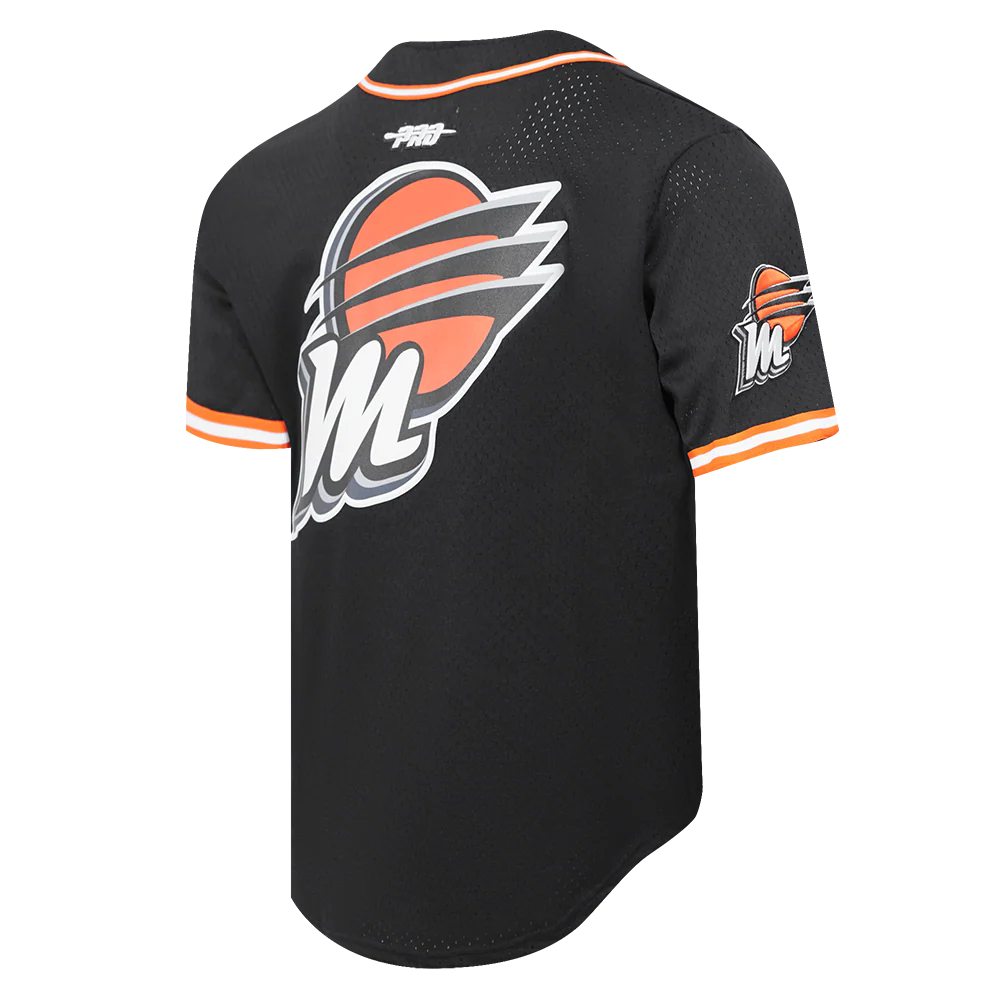 WNBA PHOENIX MERCURY MESH MEN'S BUTTON DOWN SHIRT