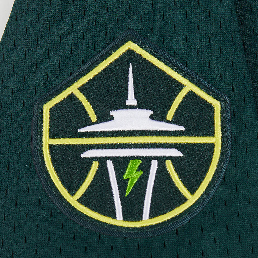 WNBA SEATTLE STORM CLASSIC MESH BIG BOY'S BUTTON DOWN SHIRT