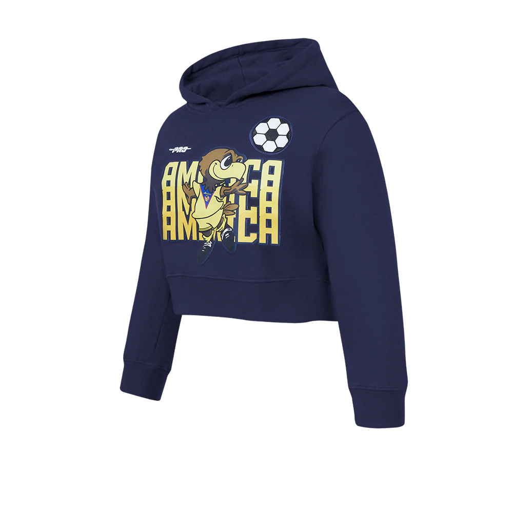 LIGA MX CLUB AMERICA STADIUM BIG GIRLS FLEECE PULLOVER HOODIE