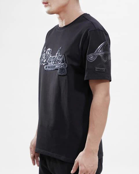 MLB ATLANTA BRAVES TRIPLE BLACK PRO TEAM MEN'S TOP