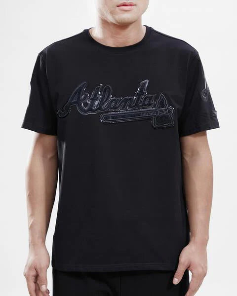 MLB ATLANTA BRAVES TRIPLE BLACK PRO TEAM MEN'S TOP