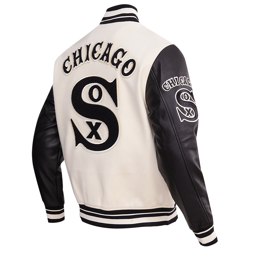 CHICAGO WHITE SOX MEN'S VARSITY JACKET RETRO CLASSICS