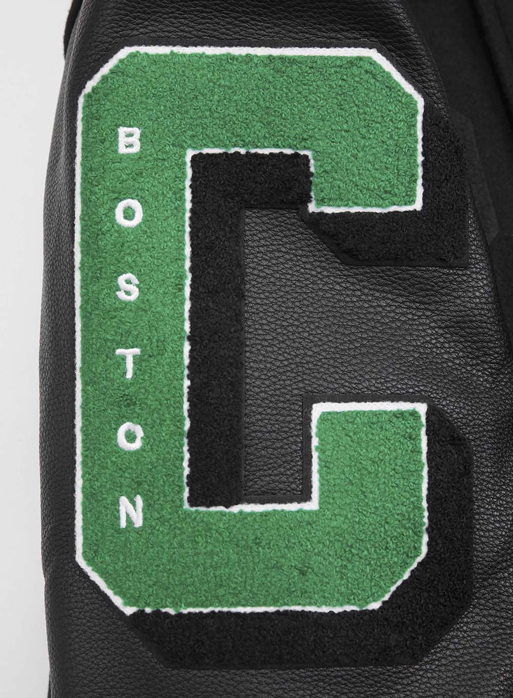 NBA BOSTON CELTICS MASHUP MEN'S RIB WOOL VARSITY JACKET
