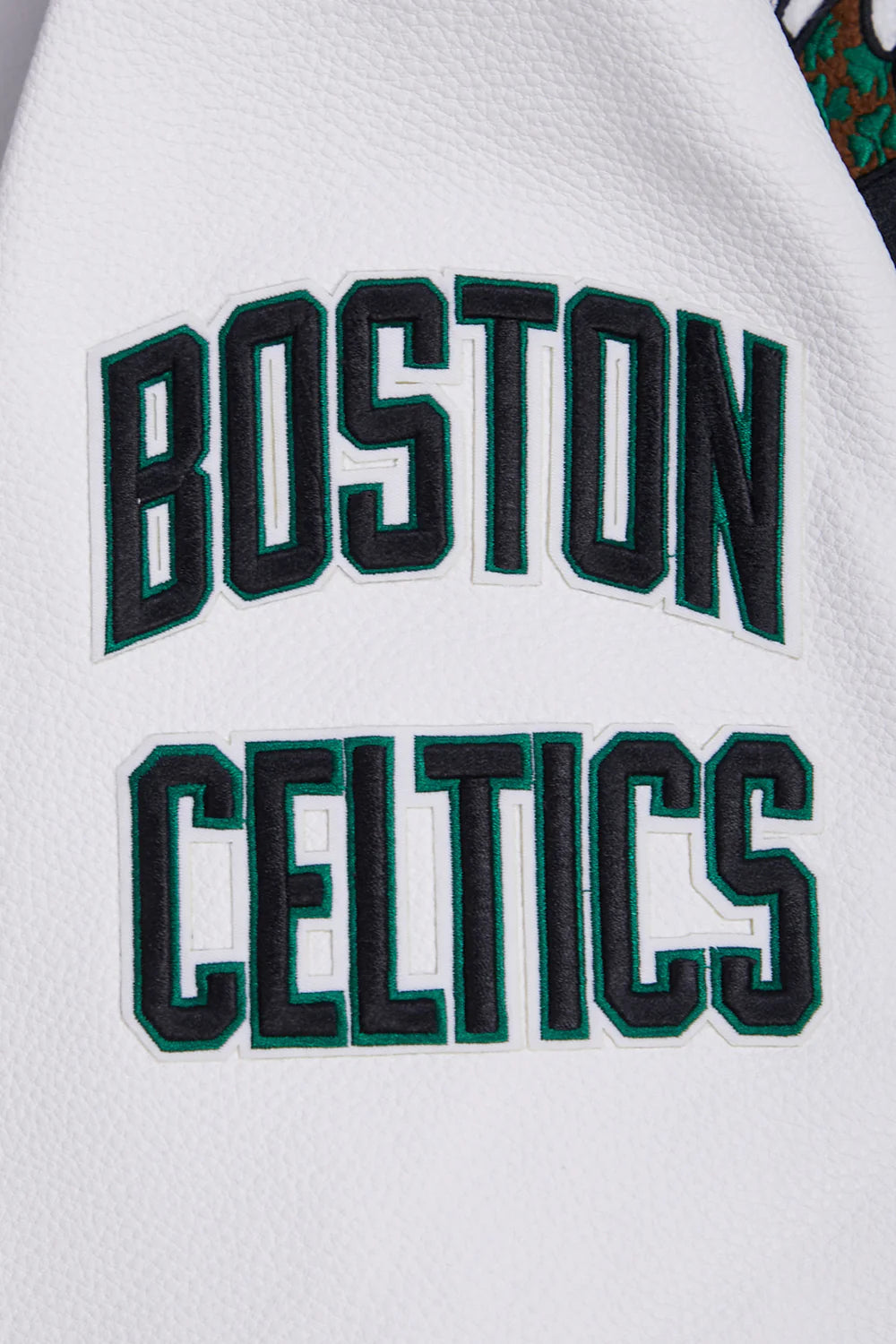 NBA BOSTON CELTICS RETRO CLASSIC MEN'S RIB WOOL VARSITY JACKET