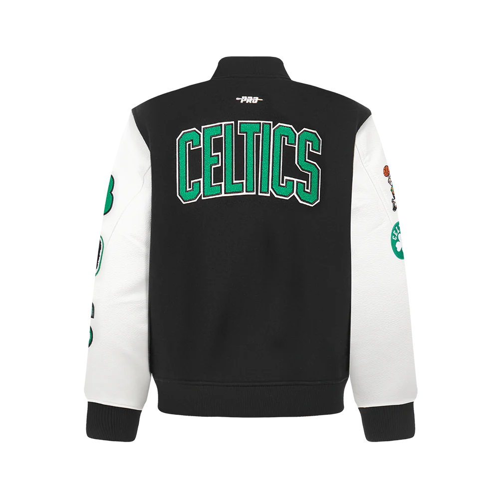 NBA BOSTON CELTICS CLASSIC BIG BOYS WOOL VARSITY JACKET