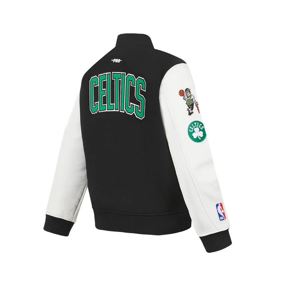 NBA BOSTON CELTICS CLASSIC BIG BOYS WOOL VARSITY JACKET