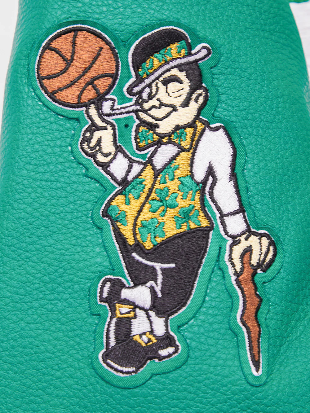 NBA BOSTON CELTICS RETRO CLASSIC WOMEN'S RIB WOOL VARSITY JACKET