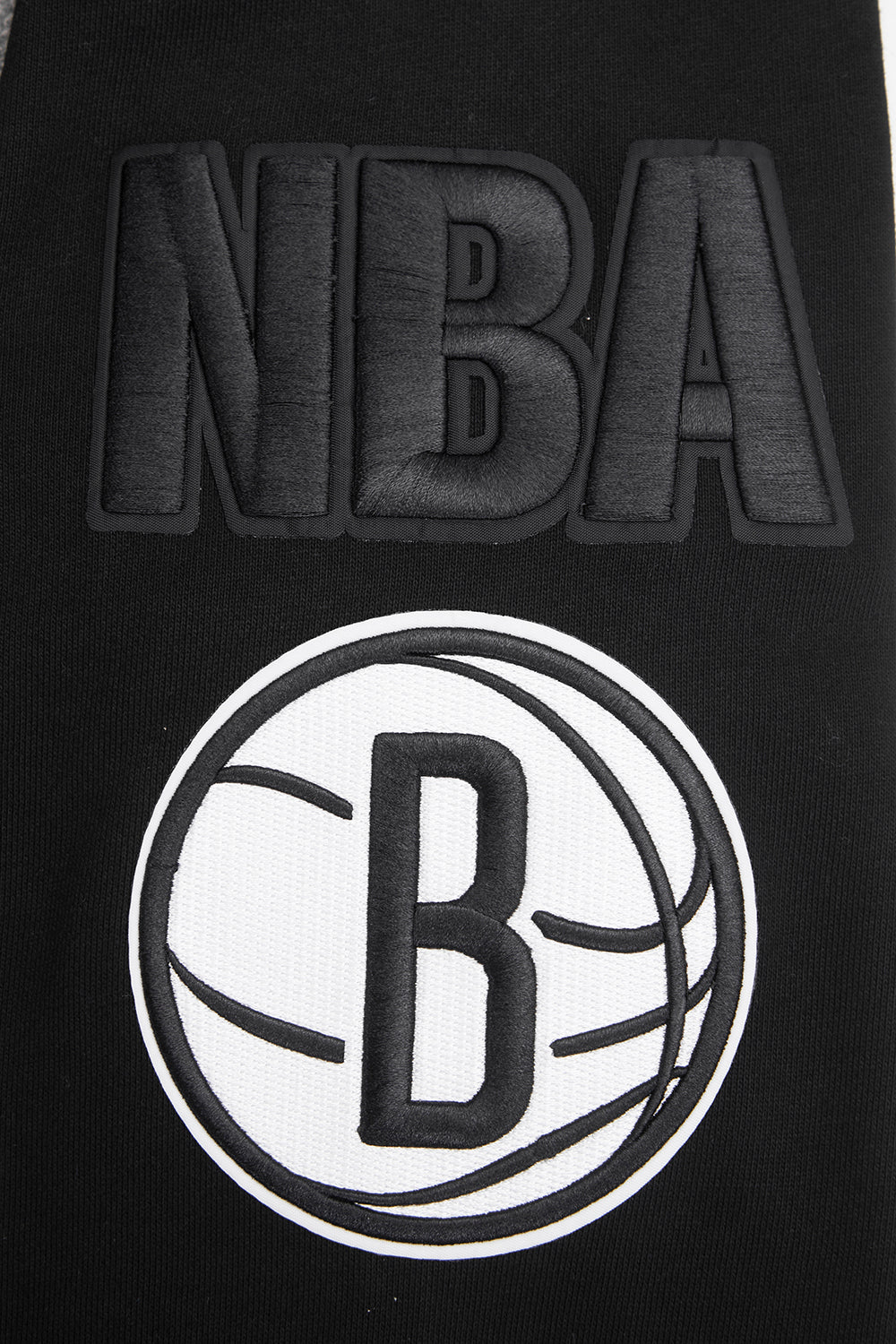 NBA BROOKLYN NETS MASHUP MEN'S RIB CREWNECK