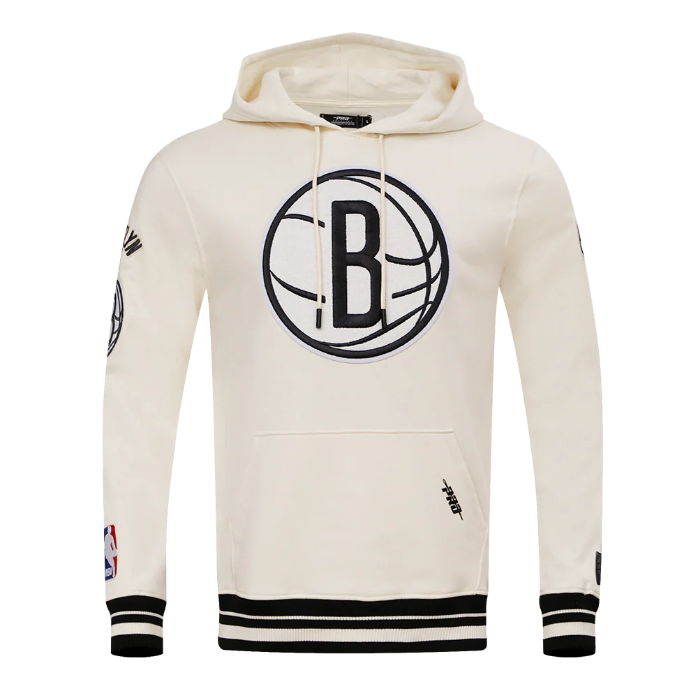 NBA BROOKLYN NETS RETRO CLASSIC MEN'S PULLOVER HOODIE