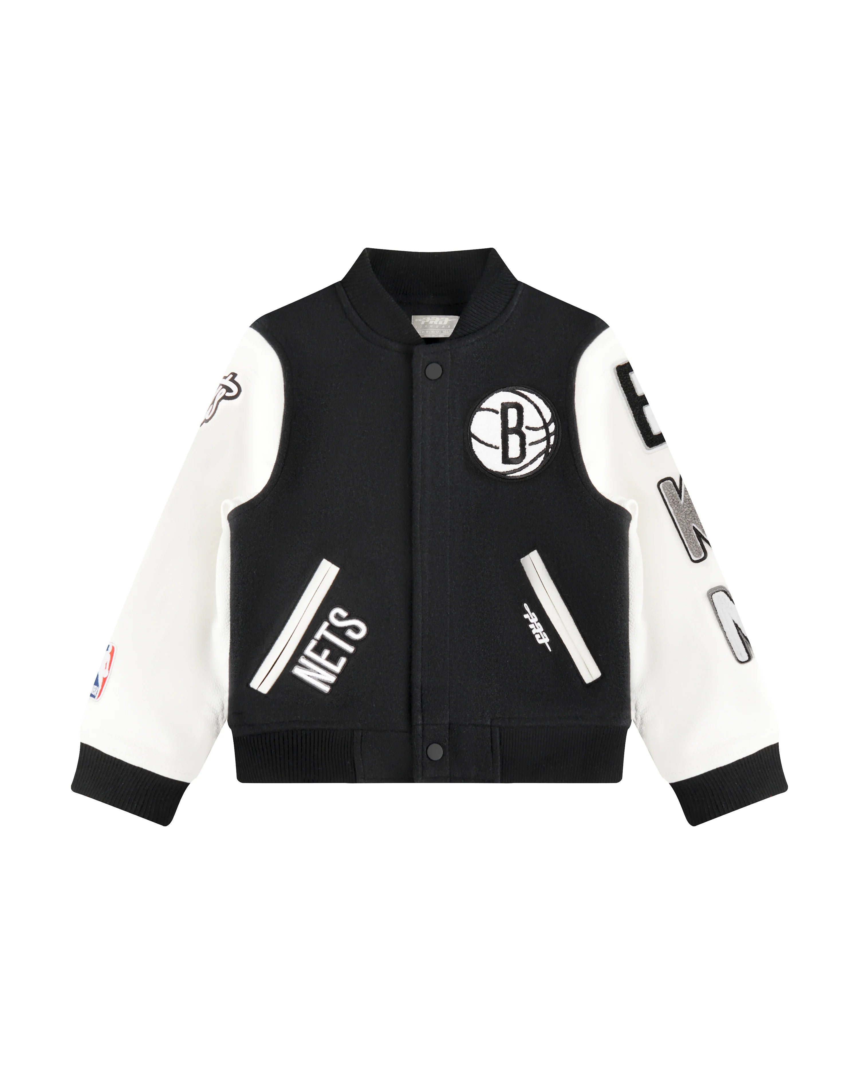 NBA BROOKLYN NETS CLASSIC TODDLER BOYS WOOL VARSITY JACKET