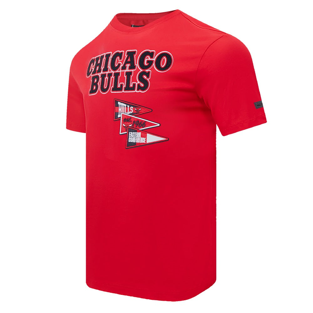 CHICAGO BULLS TEAM PENNANTS M WORDMARK SJ TEE