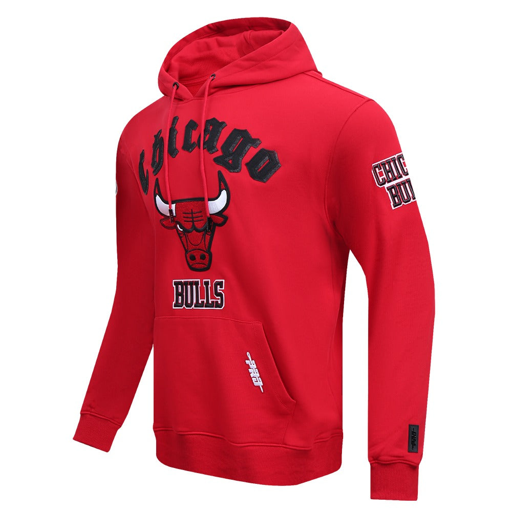 CHICAGO BULLS OLD ENGLISH FLC PO HOODIE