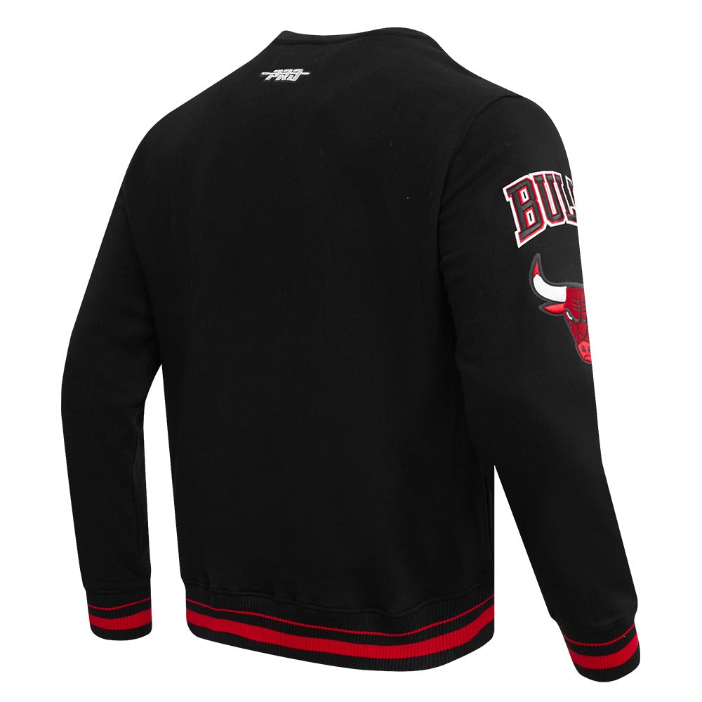 CHICAGO BULLS MASH UP RIB FLC CREWNECK