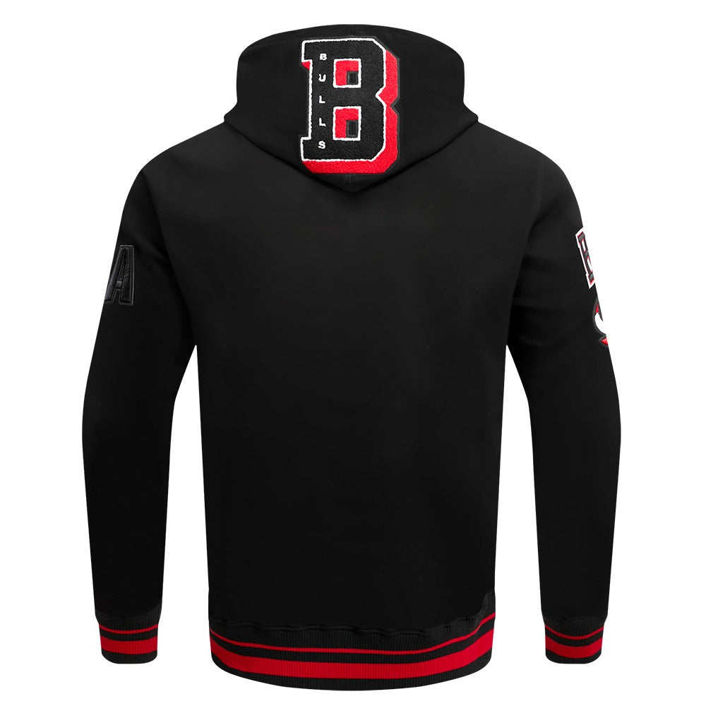 CHICAGO BULLS MASH UP RIB FLC PO HOODIE