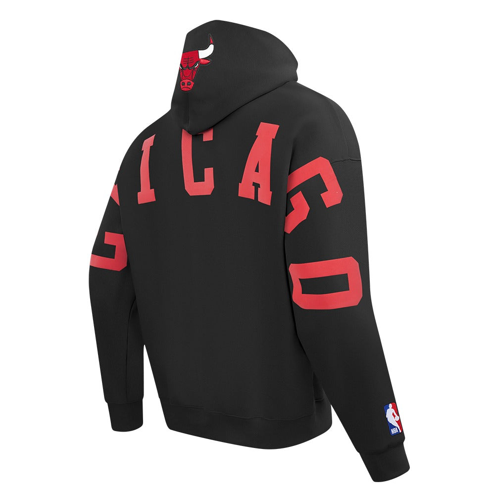 CHICAGO BULLS WINGSPAN M DROP SHOULDER FLC PO HOODIE