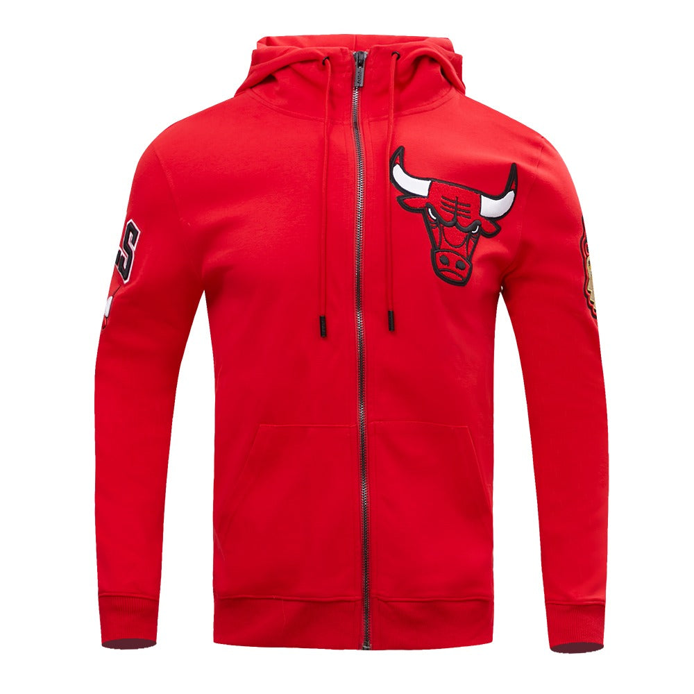 CHICAGO BULLS CLASSIC CHENILLE DK FZ PO HOODIE