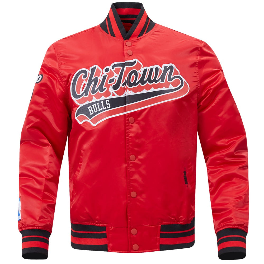 CHICAGO BULLS SCRIPT TAIL M SATIN JACKET