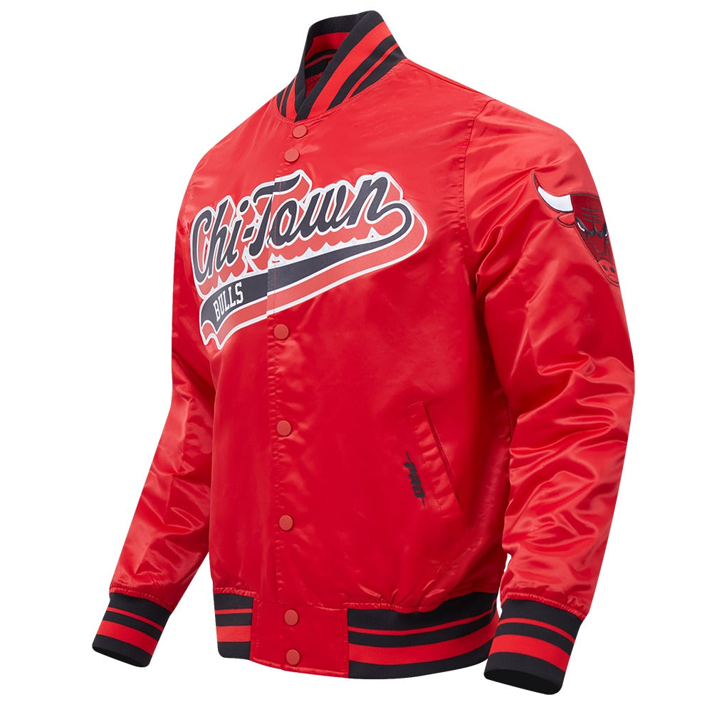 CHICAGO BULLS SCRIPT TAIL M SATIN JACKET