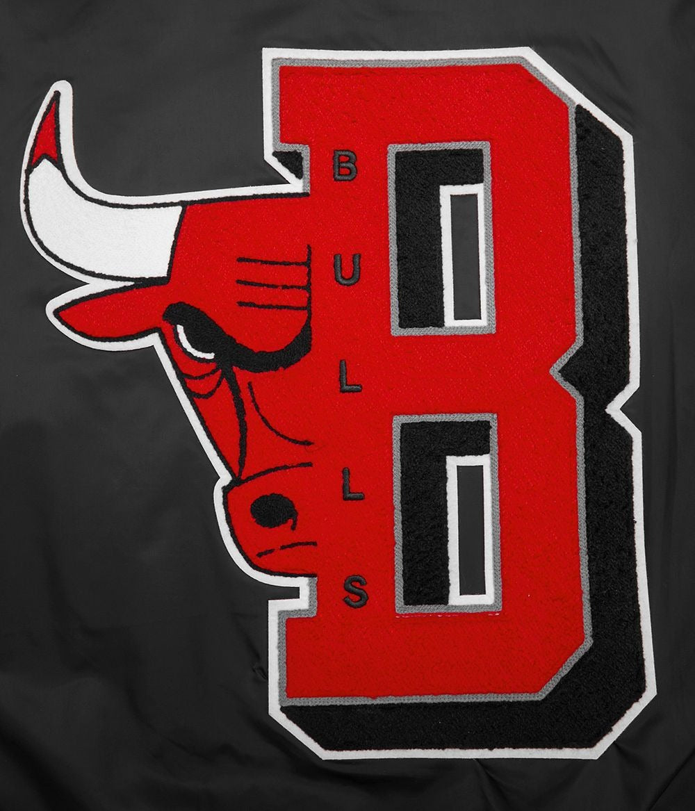 CHICAGO BULLS MASH UP RIB SATIN JACKET