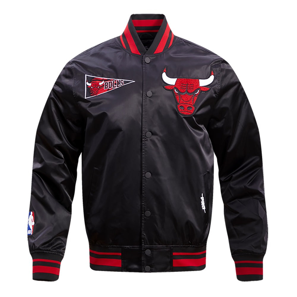 CHICAGO BULLS RETRO CLASSIC RIB SATIN JACKET