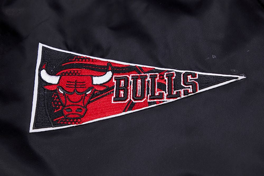 CHICAGO BULLS RETRO CLASSIC RIB SATIN JACKET