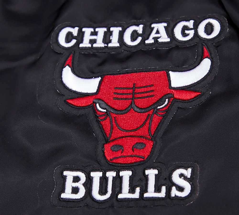 CHICAGO BULLS RETRO CLASSIC RIB SATIN JACKET