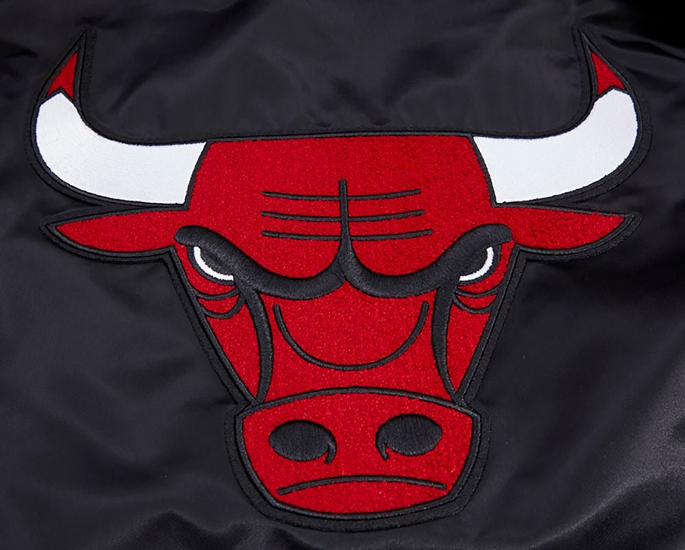 CHICAGO BULLS RETRO CLASSIC RIB SATIN JACKET