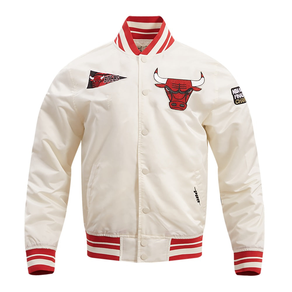 CHICAGO BULLS RETRO CLASSIC RIB SATIN JACKET