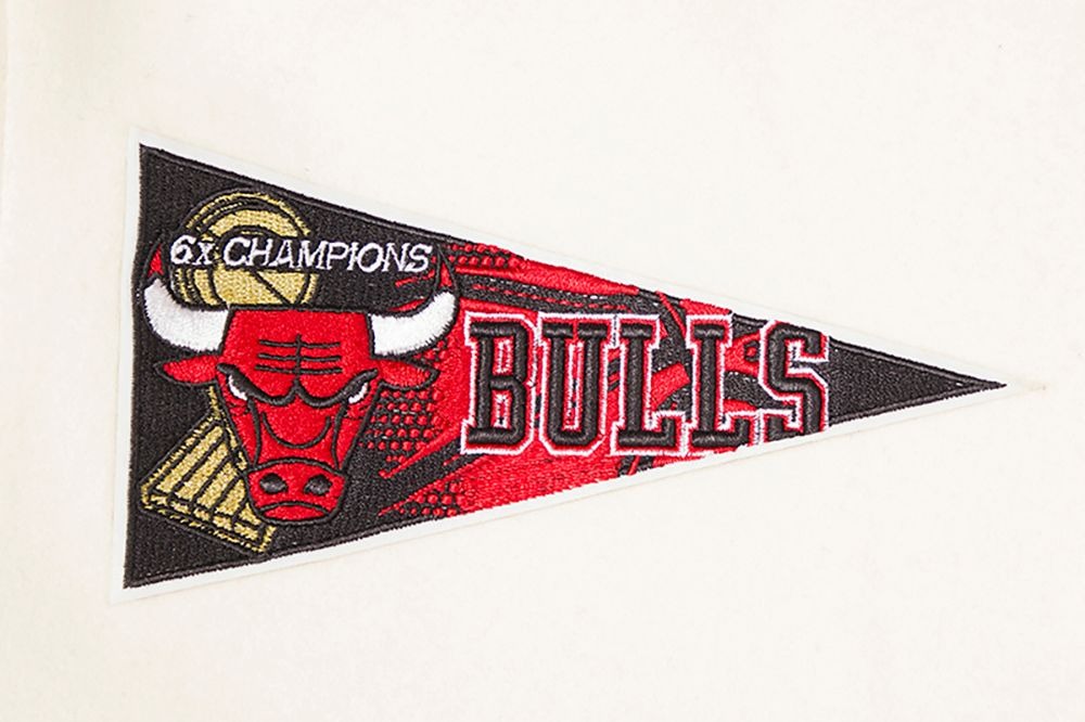 CHICAGO BULLS RETRO CLASSIC RIB WOOL VARSITY JACKET