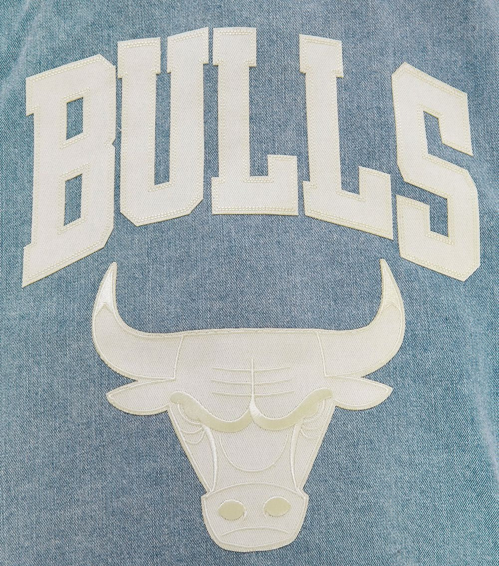 CHICAGO BULLS VARSITY BLUES DENIM VARSITY JACKET