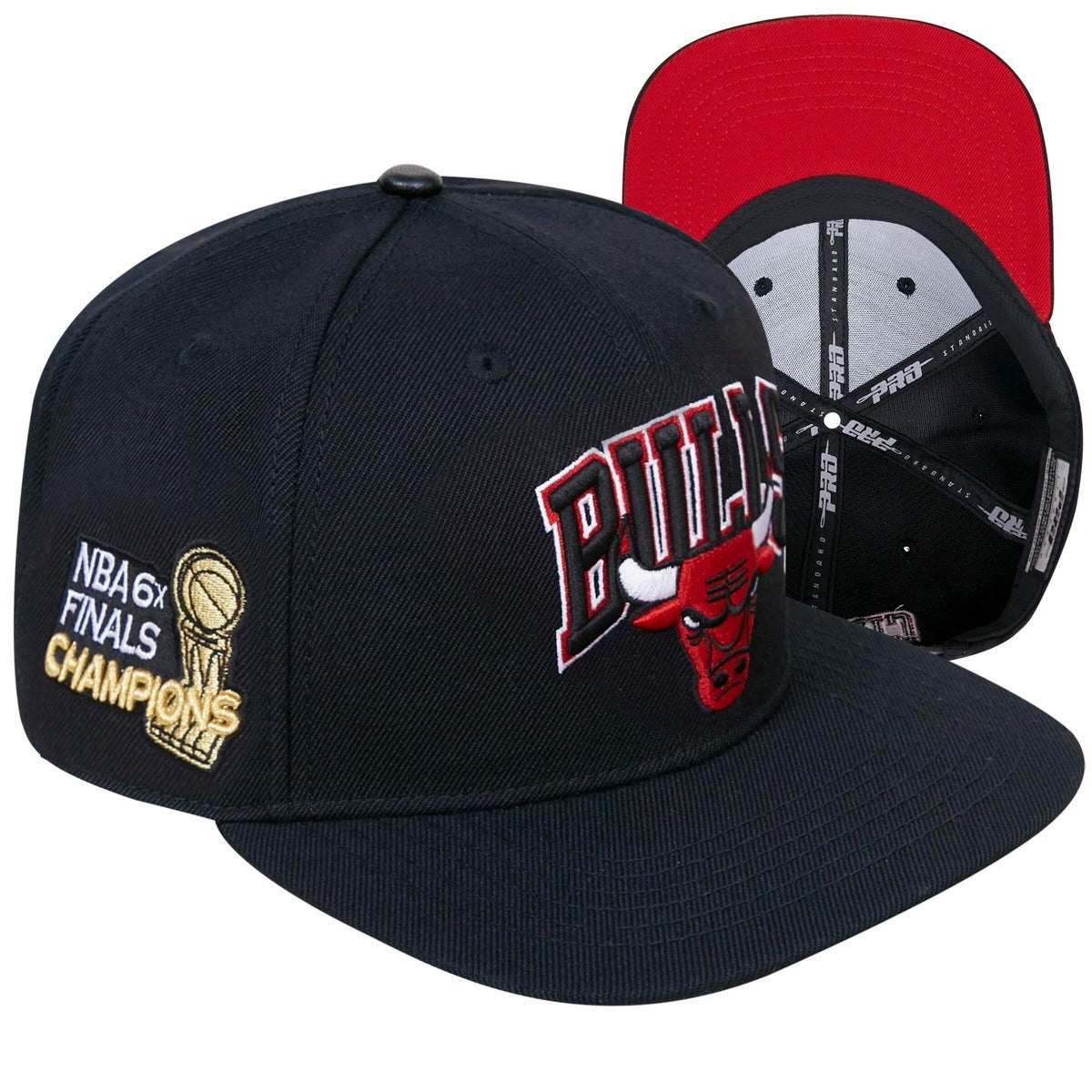 CHICAGO BULLS RETRO CLASSIC WORDMARK LOGO WOOL SNAPBACK