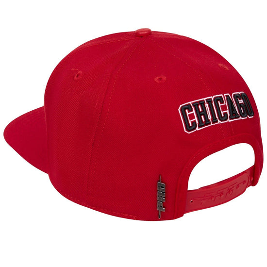 CHICAGO BULLS RETRO CLASSIC LOGO WOOL SNAPBACK HAT