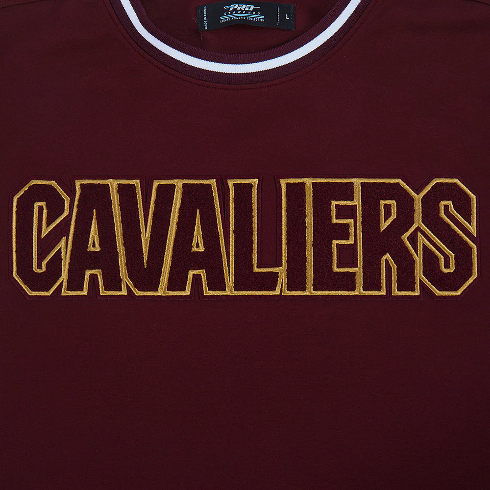 NBA CLEVELAND CAVALIERS CLASSIC CHENILLE MEN'S DOUBLE KNIT TEE
