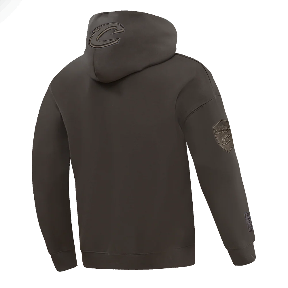 NBA CLEVELAND CAVALIERS NEUTRAL DROP SHOULDER MEN'S PULLOVER HOODIE