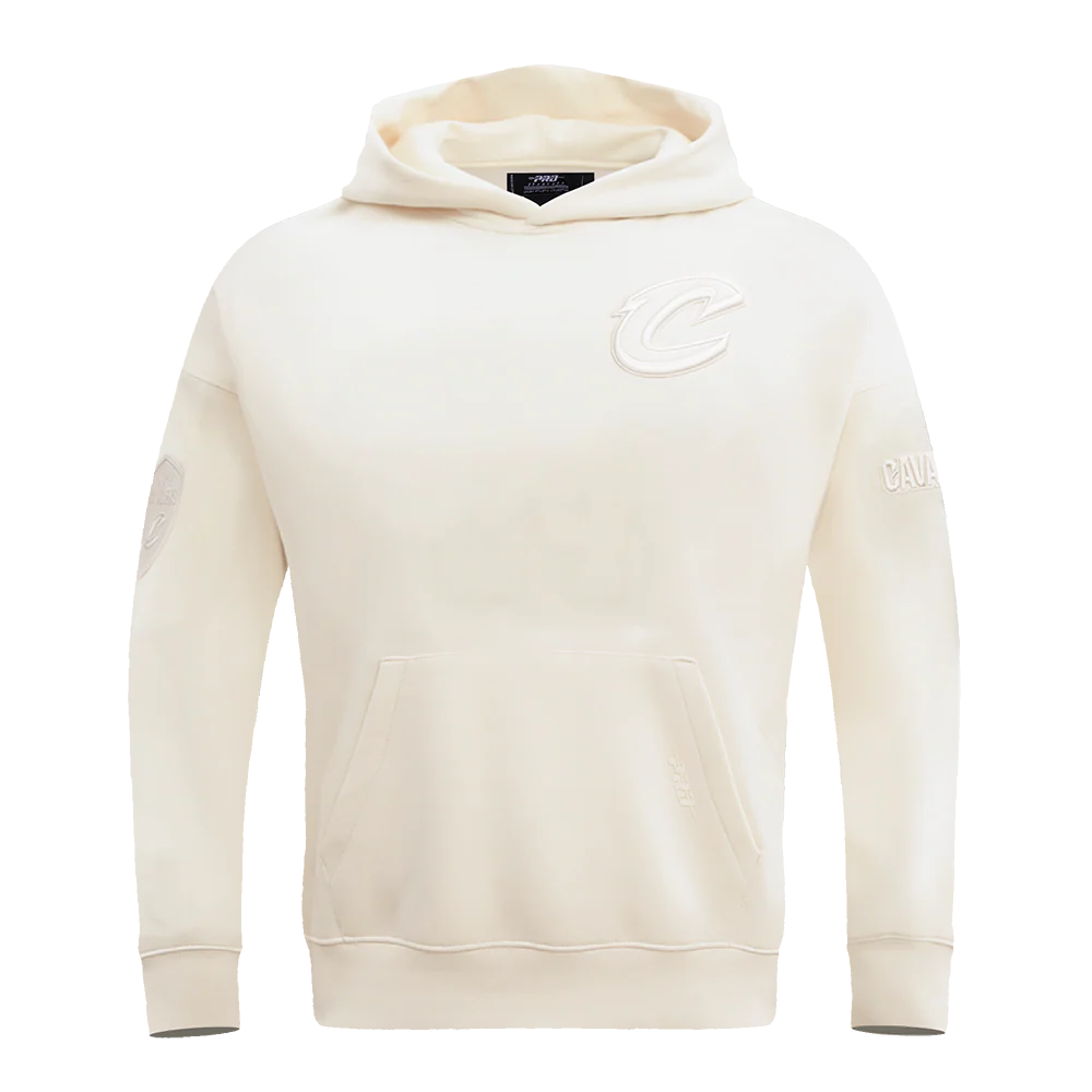 NBA CLEVELAND CAVALIERS NEUTRAL DROP SHOULDER MEN'S PULLOVER HOODIE