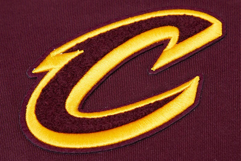 NBA CLEVELAND CAVALIERS CLASSIC WOMEN'S CROPPED PULLOVER HOODIE