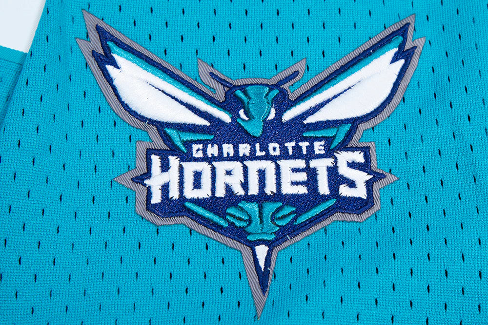 NBA CHARLOTTE HORNETS LAMELO BALL #1 MEN'S MESH BUTTON DOWN SHIRT