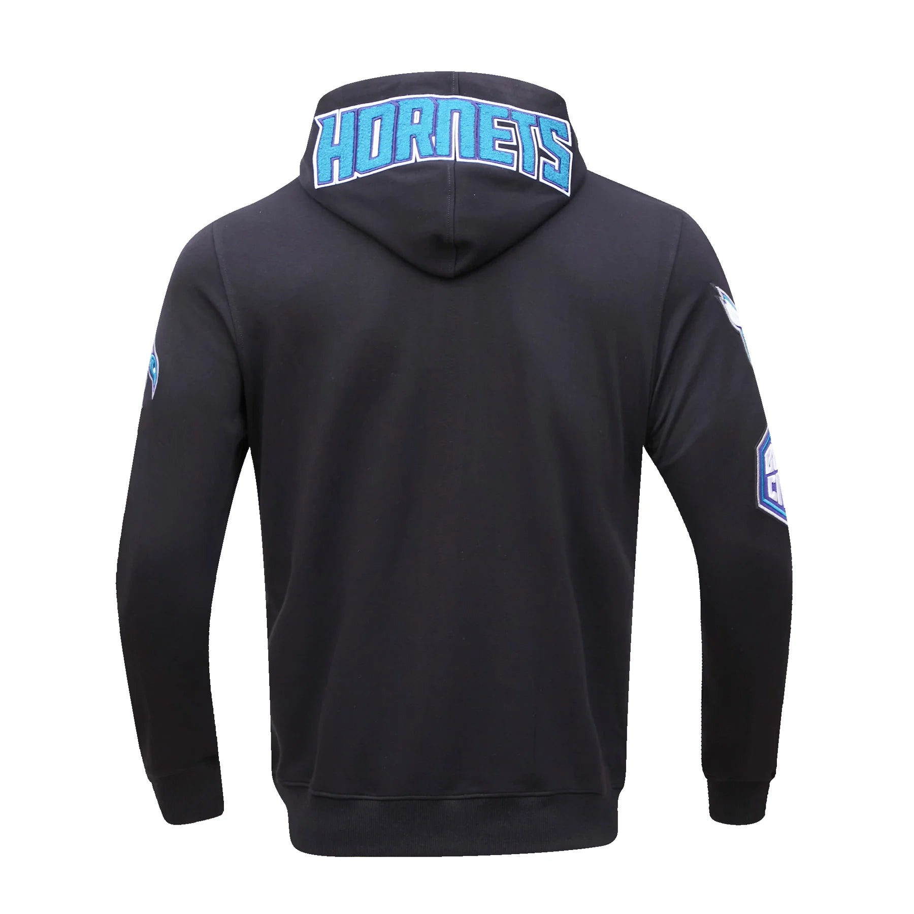 NBA CHARLOTTE HORNETS CLASSIC CHENILLE MEN'S FULL ZIP PULLOVER HOODIE