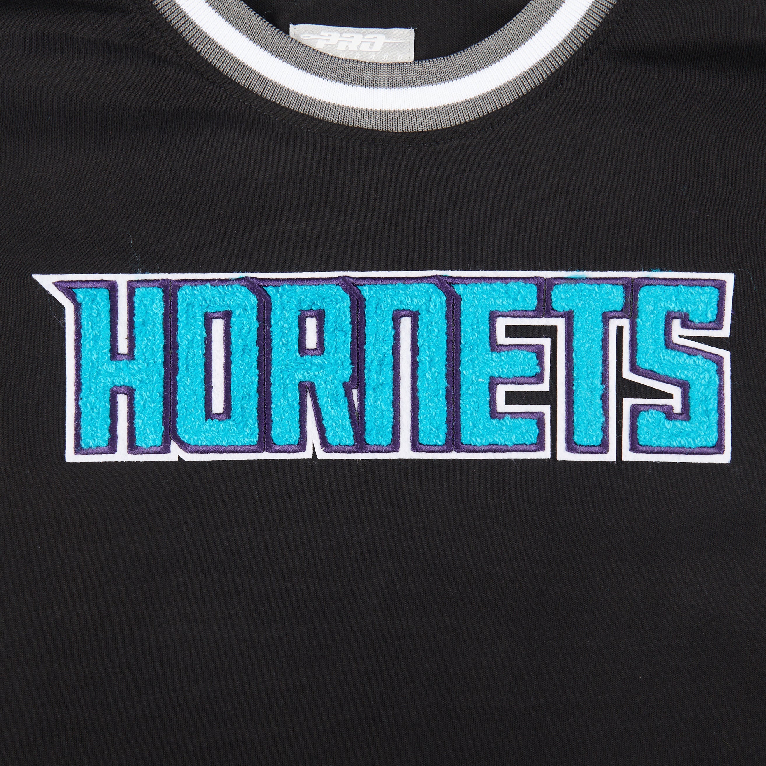 NBA CHARLOTTE HORNETS CLASSIC LITTLE BOYS SHORT SLEEVE STRIPED RIB TEE