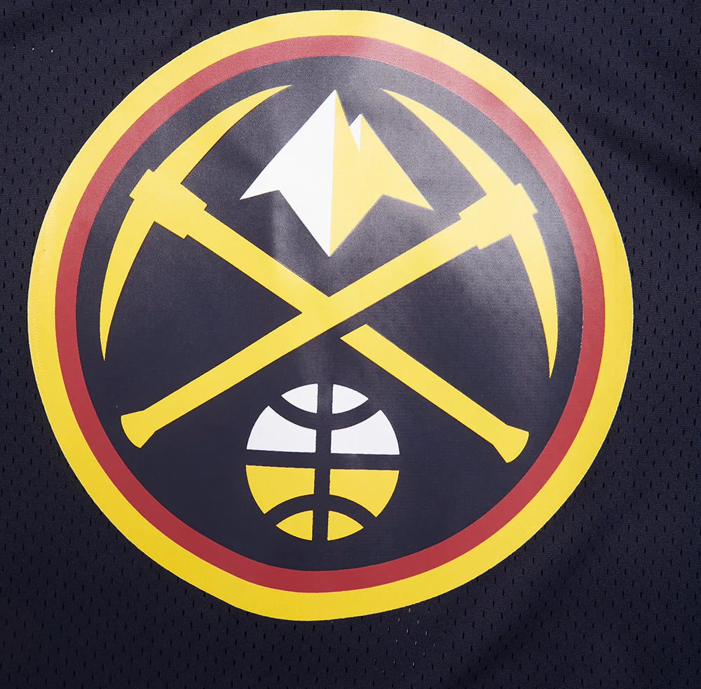 NBA DENVER NUGGETS CLASSIC MEN'S MESH BUTTON DOWN JERSEY